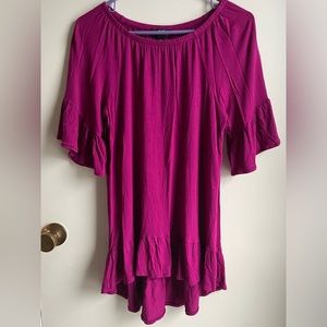 Magenta Tunic Shirt